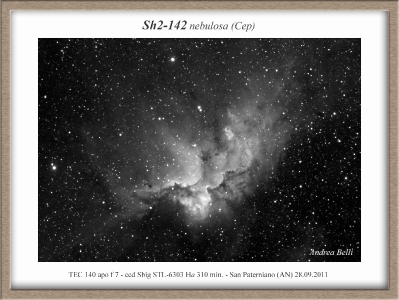 Sh2-142 nebulosa in Cefeo