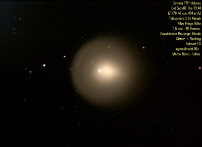 Cometa 17P Holmes 05nov07 ore 19e44 AA3 con testo