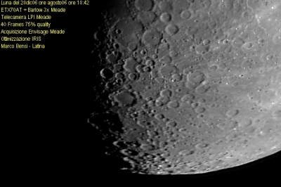 Luna Alba su Tycho e Clavius 28dic06 ore 19 ETX70 LPI B3x