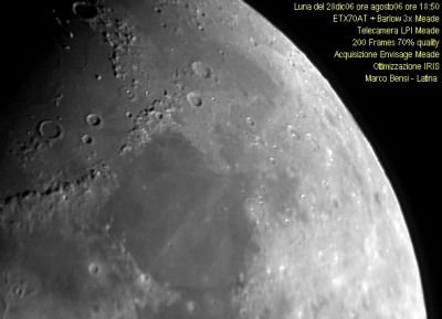 Monti e Crateri del Mare Imbrium 28dic06 ore 19 ETX70 LPI B3x