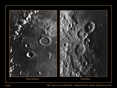 Dettagli della superficie lunare