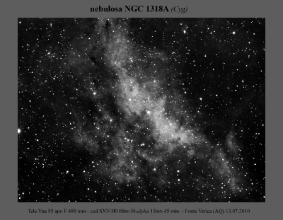 NGC 1318A nel Cigno