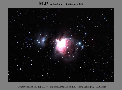 M 42 in Orione