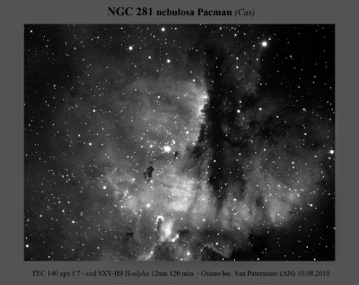 NGC 281 Pacman in Ha