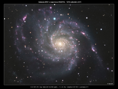 Supernova SN2011fe in M101