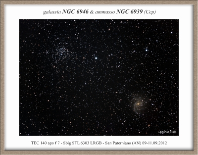 NGC 6946 a colori in LRGB