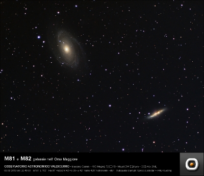 M81+M82 LRGB+Ha