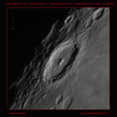 Luna - Cratere Langrenus