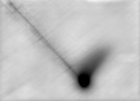 Cometa monocromatica inversa