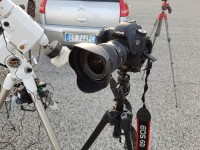 la mia fidata canon che ha fatto i time lapse notturni