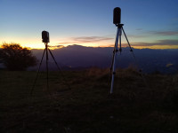 I gemelli al tramonto Monte Vettore