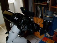 Stellarvue NightHawk AT1010 su LXD con red dot.jpg
