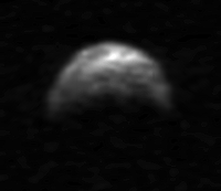 L'asteroide visto nell'Aprile 2010 (elaborazione personale)