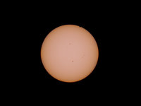 Venere sta per abbandonare il disco solare