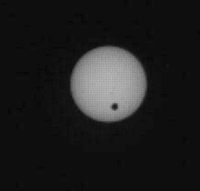 animazione dell' "eclisse di Sole" dovuta a Deimos