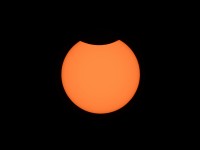l'eclisse è iniziata da poco