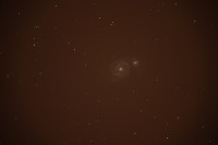 M51 singolo frame grezzo (senza ventola)
