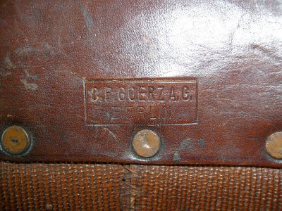 Custodia Binocolo lato posteriore con scritta