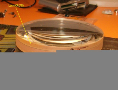 Doppietto acromatico aperto part testo