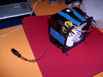 DSI rimontata con ventolina
