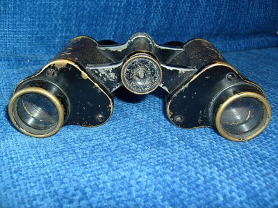Goerz 8x26 1918 lato lenti frontali
