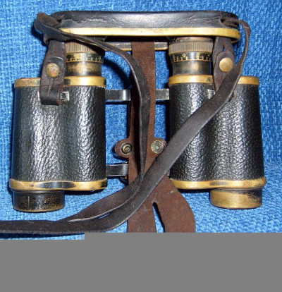 Goerz Armee Trieder mod1908 retro e finimenti in cuoio