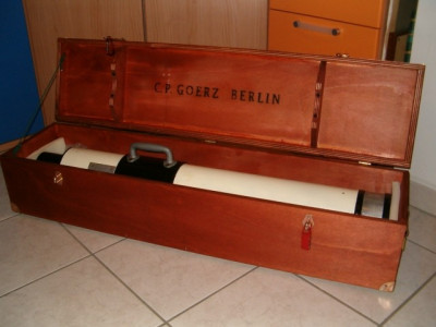 La scritta Goerz nel bauletto