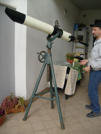 Telescopio completo prime prove diurne con Marco 2