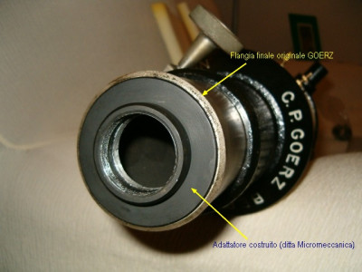 Terminale fuocheggiatore con adattatore Piccioli rid scritte