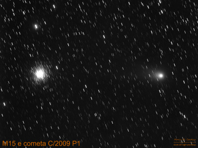 M15 e Cometa C/2009 P1 Garradd