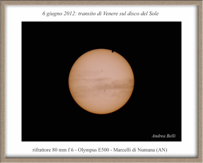 6.6.2012: transito di Venere sul Sole