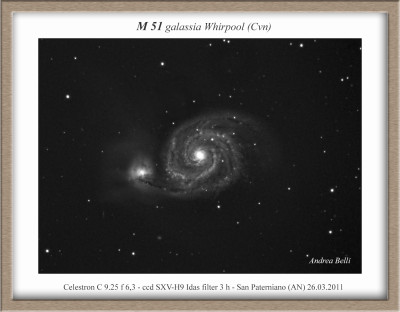 M 51 con il C 9.25