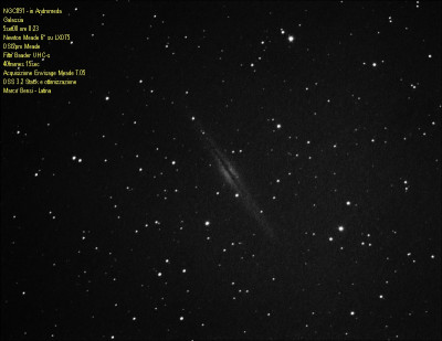 NGC891 5set08 ore 0e23 N6 LXD DSI2P UHC 40F 15s testo