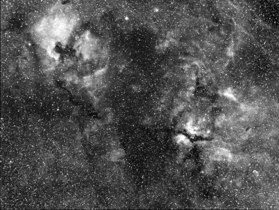 cigno in h-alfa (tra deneb e sadr) - preliminare
