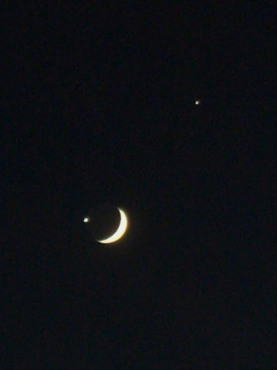Luna Venere Giove da Latina
