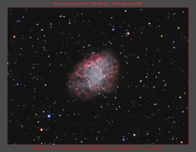 133 M1 crab nebula