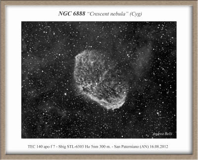 Crescent nebula NGC 6888