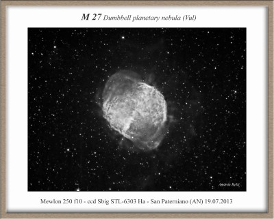 M 27 in Halpha