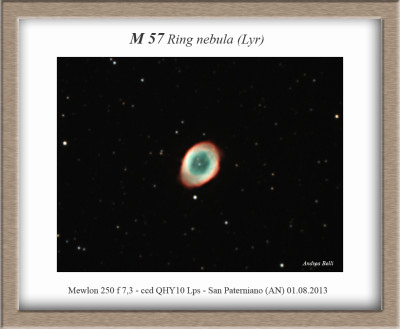 M 57 Ring nebula