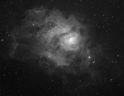 Nebulosa Laguna M8 in Ha