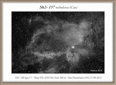 nebulosa Sh2-157 in Cassiopea