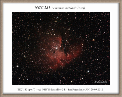 NGC 281 Pacman nebula