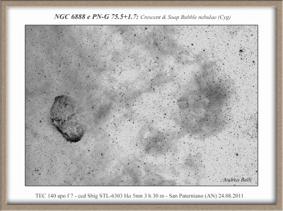 Soap & Crescent nebulae