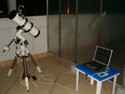 Osservatorio sul terrazzo con LXD75